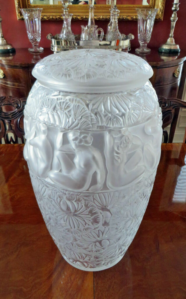 lalique vase cristal