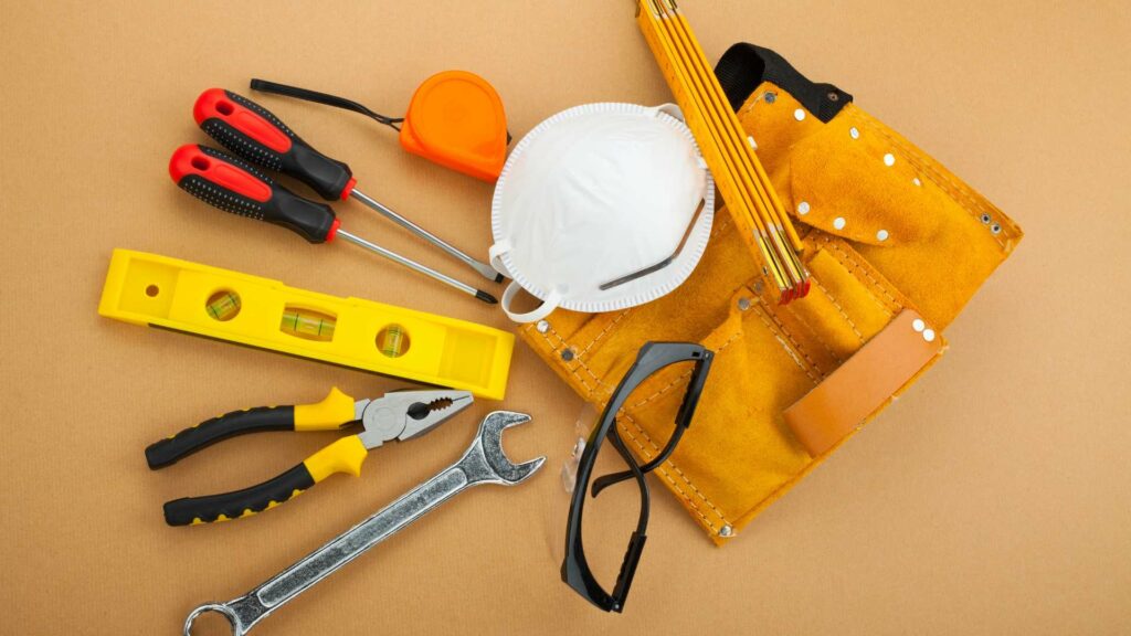 Des outils de chantier