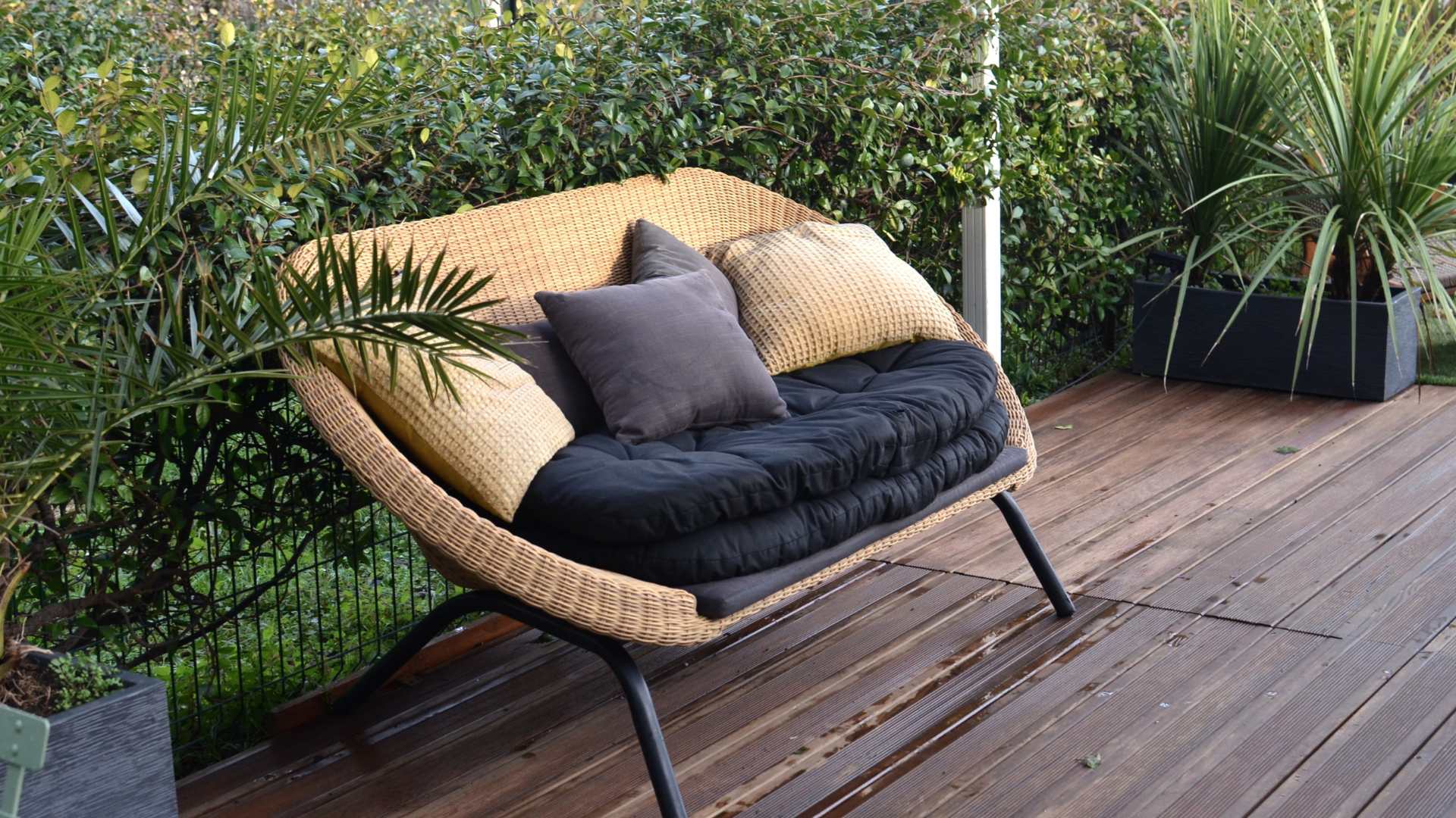 coussins extérieur