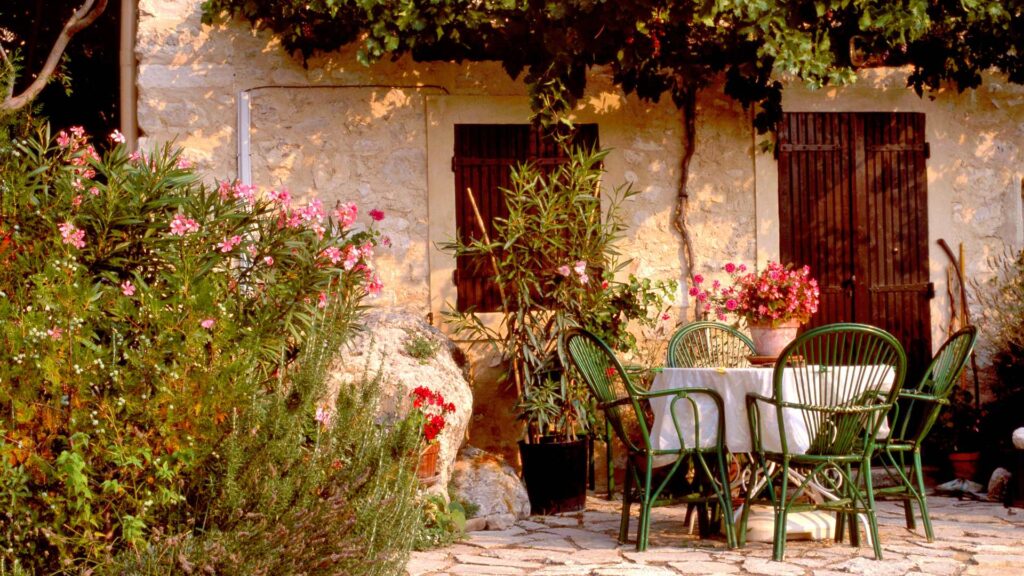 jardin style campagne