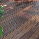 Plancher en bois jardin