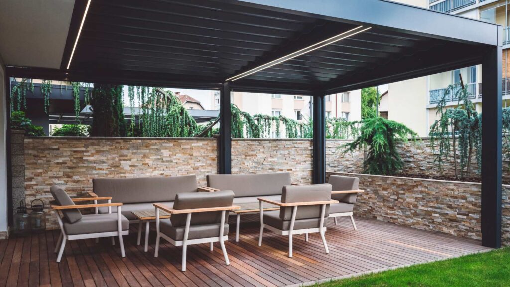 Terrasse jardin