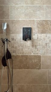 pose mosaique salle bain